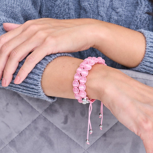 Wassermelone | Silber | Cheshire Glas Charmballa Armband
